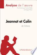 Jeannot et Colin de Voltaire (Analyse de l'oeuvre)