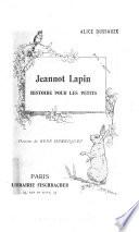Jeannot Lapin, histoire pour les petits