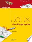 Jeux d'orthographe