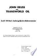 John Deuss, Transworld Oil