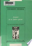 Jouer à se faire peur