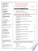 Journal - Association Canadienne Pour la Santé, L'éducation Physique Et Le Loisir