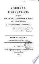 Journal d'éducation [afterw.] Bulletin [afterw.] Journal d'éducation populaire