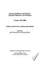 Journal D'histoire Et de Politique