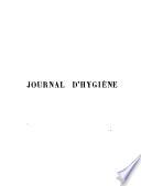 Journal d'hygiène