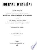 Journal d'hygiene