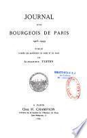 Journal d'un bourgeois de Paris