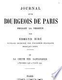 Journal d'un bourgeois de Paris pendant la Terreur