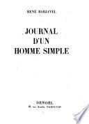 Journal d'un hommme simple