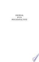 Journal d'un psychanalyste