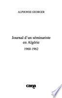 Journal d'un séminariste en Algérie