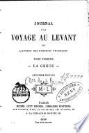 Journal d'un voyage au Levant