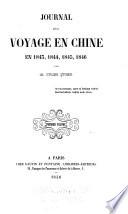 Journal d'un voyage en Chine en 1843, 1844, 1845, 1846: chapitre 1. Brest