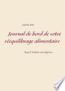 Journal de bord de votre réequilibrage alimentaire