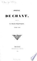 Journal de chant