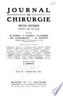 Journal de chirurgie