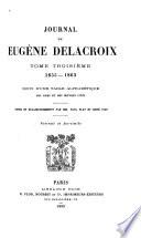Journal de Eugène Delacroix ...: 1855-1863