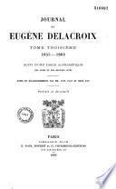 Journal de Eugène Delacroix