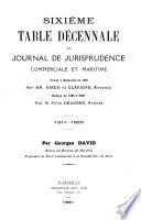 Journal de jurisprudence commerciale et maritime
