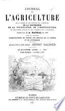 Journal de l'agriculture de la ferme et des maisons de campagnes