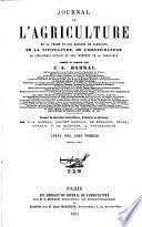 Journal de l'agriculture de la ferme et des maisons de campagnes