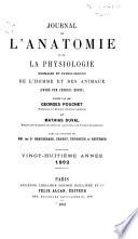 Journal de l'anatomie et de la physiologie normales et pathologiques de l'homme et des animaux