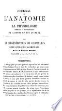 Journal de l'anatomie et de la physiologie normales et pathologiques de l'homme et des animaux