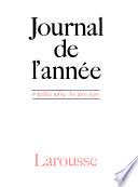 Journal de l'année