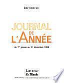 Journal de l'année