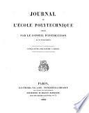 Journal de l'Ecole imperiale polytechnique