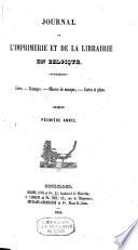 Journal de l'imprimerie et de la librairie en Belgique