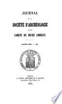 Journal de la Société d'archéologie lorraine et du Musée historique lorrain