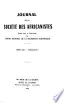 Journal de la Société des africanistes