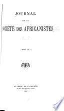 Journal de la Société des africanistes