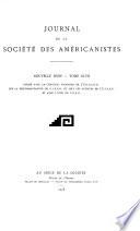 Journal de la Société des américanistes