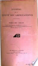 Journal de la Société des américanistes