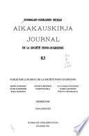Journal de la Société finno-ougrienne