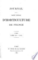 Journal de la Société nationale d'horticulture de France