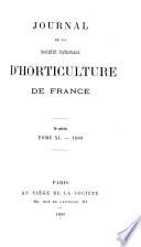 Journal de la Société nationale d'horticulture de France