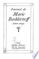 Journal de Marie Bashkirtseff