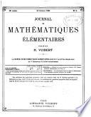 Journal de mathématiques élémentaires