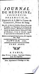 Journal de médecine, chirurgie et pharmacie