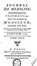 Journal de médecine, de chirurgie et de pharmacie