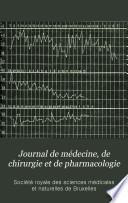 Journal de médecine, de chirurgie et de pharmacologie
