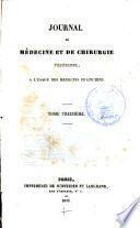 Journal de médecine et de chirurgie pratique