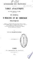 Journal de Medecine et de Chirurgie Pratiques a L'Usage des Medecins Praticiens