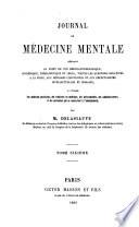 Journal de médecine mentale