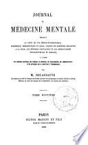 Journal de médecine mentale