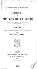 Journal de Papillon de La Ferté