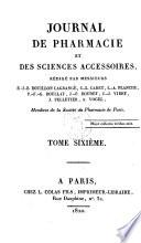 Journal de pharmacie et des sciences accessoires